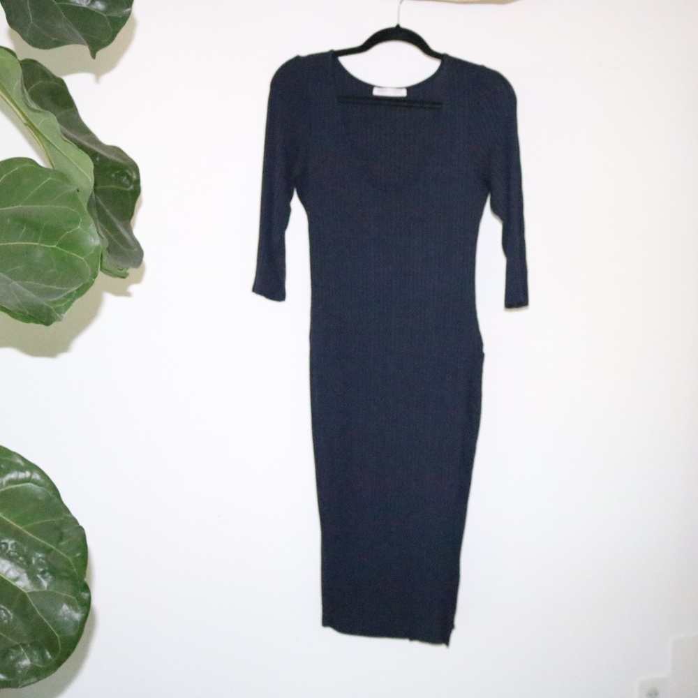 BOBBI ROCCO Bodycon Dress in Navy Blue